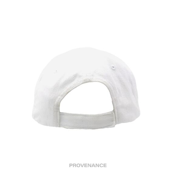 🔴 Balenciaga BB Logo Mode Embroidered Cap Hat - White - Picture 6 of 9